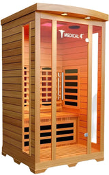 ZiahCare's Medical Saunas 1-2 Person Full Spectrum Infrared Sauna Model 4 Mockup Image 4