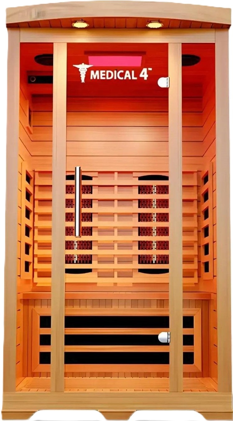 ZiahCare's Medical Saunas 1-2 Person Full Spectrum Infrared Sauna Model 4 Mockup Image 1