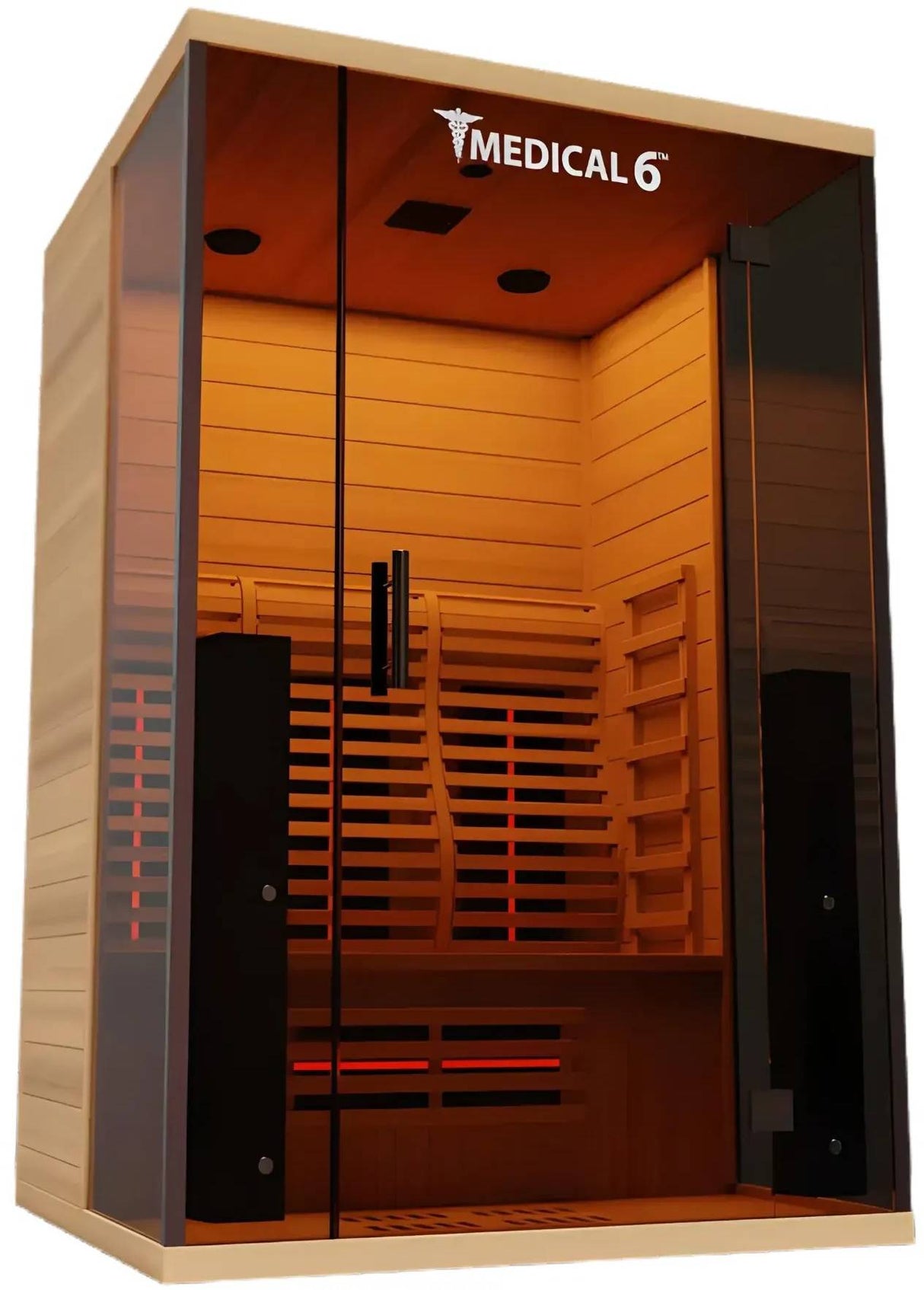 ZiahCare's Medical Saunas 2 Person Ultra Full Spectrum Infrared Sauna Model 6 Mockup Image 4