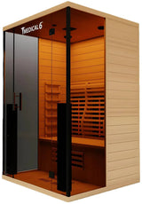ZiahCare's Medical Saunas 2 Person Ultra Full Spectrum Infrared Sauna Model 6 Mockup Image 3