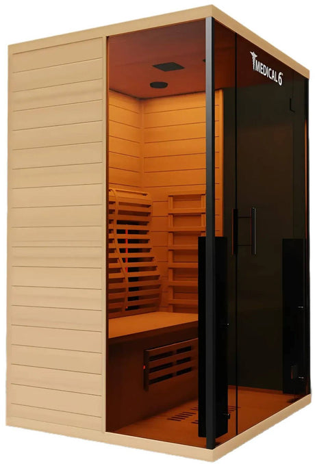 ZiahCare's Medical Saunas 2 Person Ultra Full Spectrum Infrared Sauna Model 6 Mockup Image 2