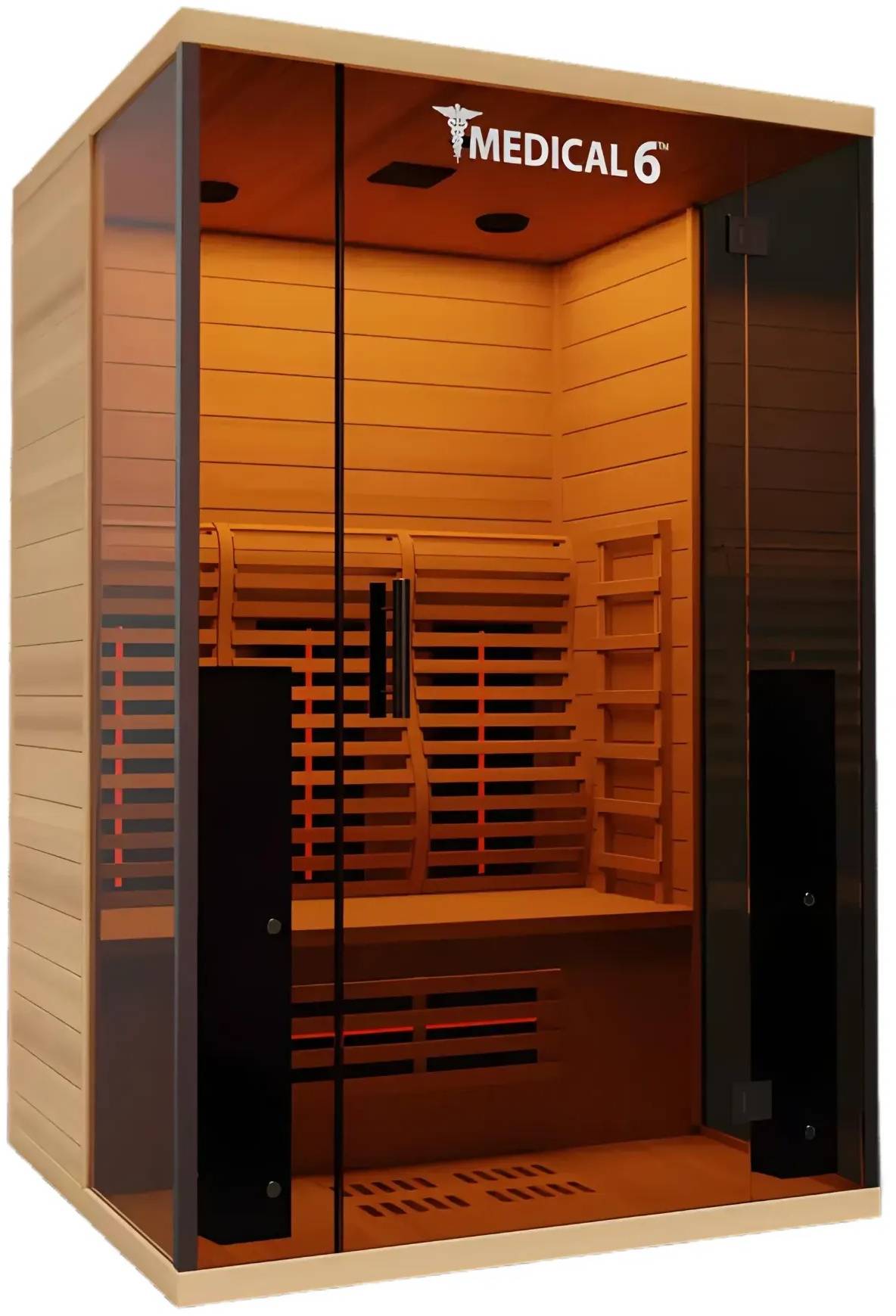 ZiahCare's Medical Saunas 2 Person Ultra Full Spectrum Infrared Sauna Model 6 Mockup Image 7