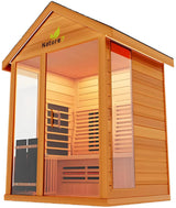 ZiahCare's Medical Saunas 3-4 Person Outdoor Hybrid Sauna Nature 7 Mockup Image 3