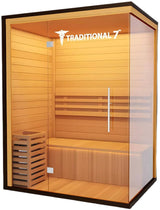 ZiahCare's Medical Saunas 3-4 Person Traditional Sauna Model 7 Mockup Image 4