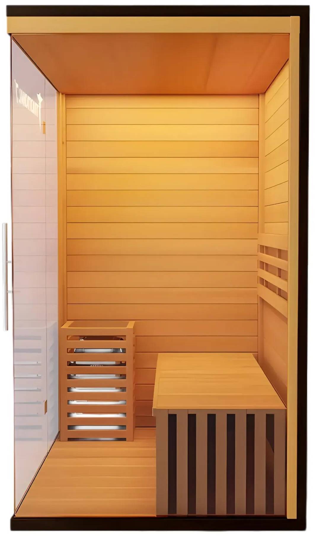 ZiahCare's Medical Saunas 3-4 Person Traditional Sauna Model 7 Mockup Image 2