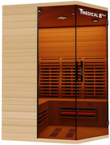 ZiahCare's Medical Saunas 4 Person Ultra Full Spectrum Infrared Sauna Model 8 Plus Mockup Image 2