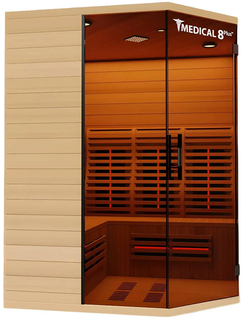 ZiahCare's Medical Saunas 4 Person Ultra Full Spectrum Infrared Sauna Model 8 Plus Mockup Image 2