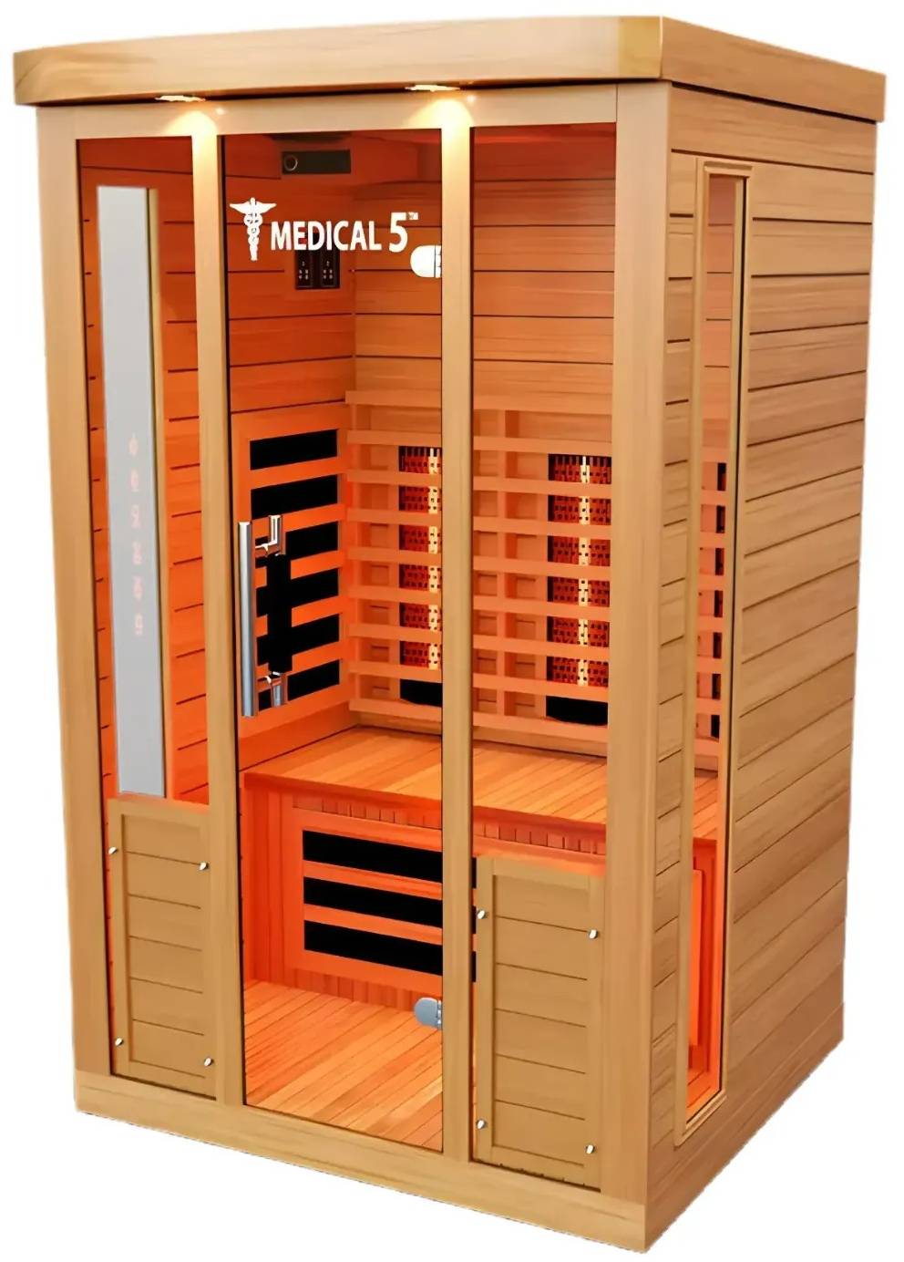ZiahCare's Medical Saunas 3 Person Full Spectrum Infrared Sauna Model 5 Mockup Image 3