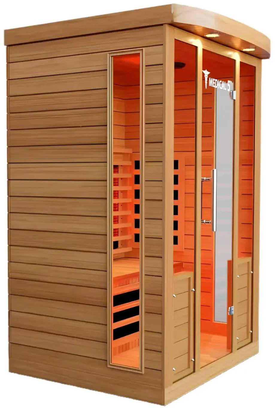 ZiahCare's Medical Saunas 3 Person Full Spectrum Infrared Sauna Model 5 Mockup Image 2