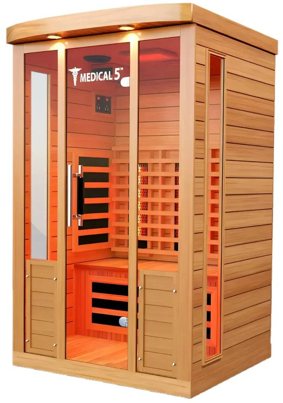 ZiahCare's Medical Saunas 3 Person Full Spectrum Infrared Sauna Model 5 Mockup Image 7