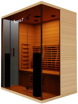 ZiahCare's Medical Saunas 3 Person Ultra Full Spectrum Infrared Sauna Model 7 Mockup Image 4