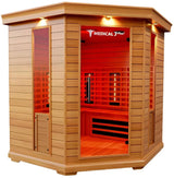ZiahCare's Medical Saunas 6 Person Full Spectrum Infrared Corner Sauna Model 7 Plus Mockup Image 5