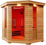 ZiahCare's Medical Saunas 6 Person Full Spectrum Infrared Corner Sauna Model 7 Plus Mockup Image 8