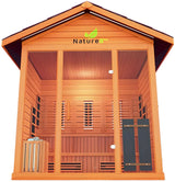ZiahCare's Medical Saunas 5-6 Person Outdoor Hybrid Sauna Nature 8 Plus Mockup Image 5