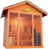 ZiahCare's Medical Saunas 5-6 Person Outdoor Hybrid Sauna Nature 8 Plus Mockup Image 6