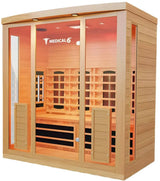 ZiahCare's Medical Saunas 4 Person Full Spectrum Infrared Sauna Model 6 Mockup Image 4