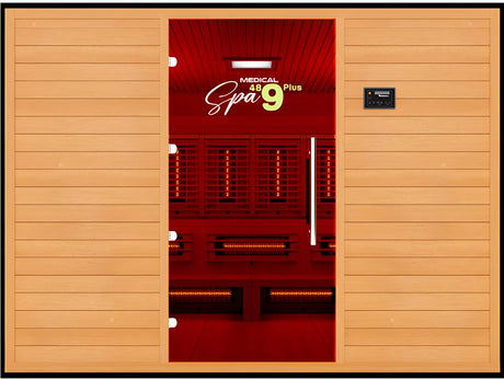 ZiahCare's Medical Saunas 8-9 Person Commercial Spa 489 Mockup Image 1