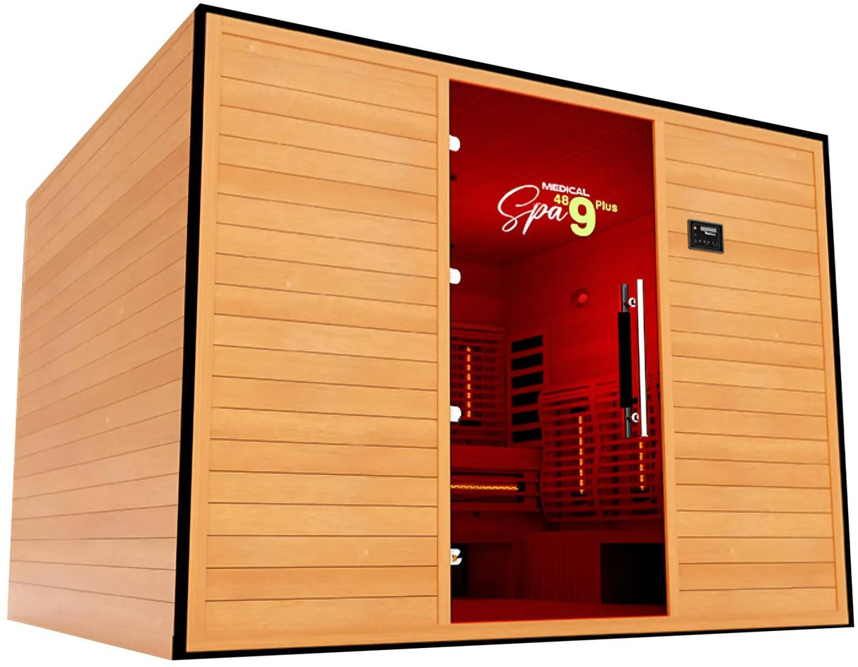 ZiahCare's Medical Saunas 8-9 Person Commercial Spa 489 Mockup Image 4