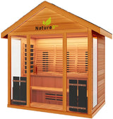 ZiahCare's Medical Saunas 6 Person Outdoor Hybrid Sauna Nature 9 Plus Mockup Image 5