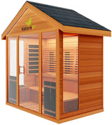 ZiahCare's Medical Saunas 6 Person Outdoor Hybrid Sauna Nature 9 Plus Mockup Image 3