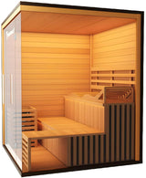 ZiahCare's Medical Saunas 6 Person Traditional Sauna Model 9 Plus Mockup Image 5