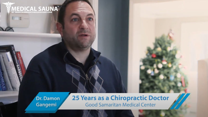 chiropractor and doctor testimonial of medical saunas 