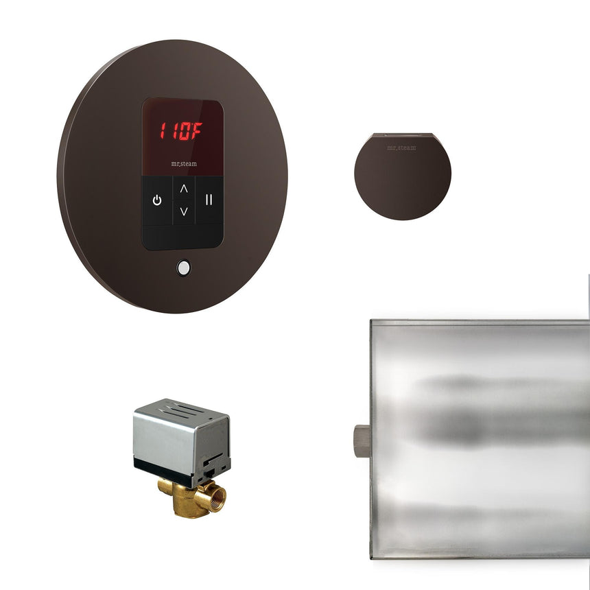 Basic Butler Steam Shower Steam Control Package with iTempo Control and Aroma Designer SteamHead in Round Oil Rubbed Bronze Main View