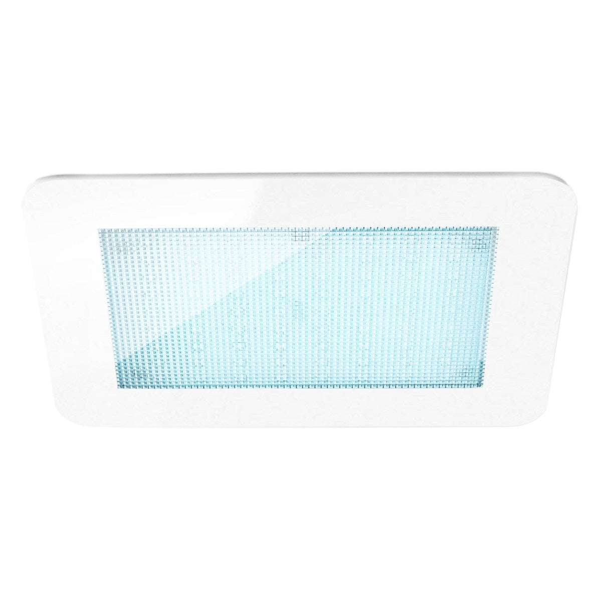 12.62 in. W. ChromaTherapy Light with LED Clusters in White Front View