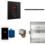 Butler Linear Steam Shower Steam Control Package with iTempoPlus Control and Linear SteamHead in Square Matte Black Main View