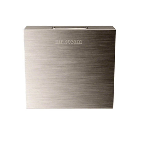 Aroma Designer 3 in. W. Steamhead with AromaTherapy Reservoir in Square Brushed Nickel Main View