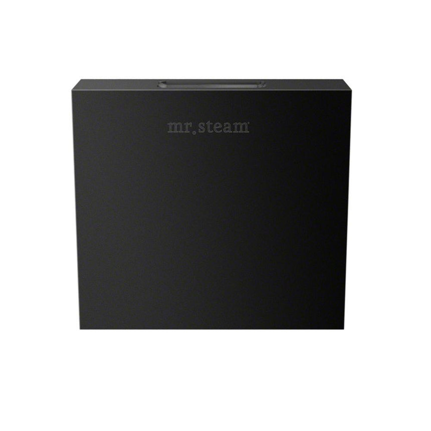 Aroma Designer 3 in. W. Steamhead with AromaTherapy Reservoir in Square Matte Black Main View