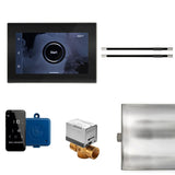 XButler Max Linear Steam Shower Steam Control Package with iSteamX Control and Linear SteamHead in Black Polished Nickel Main View