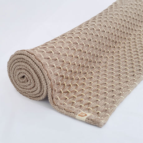 Oko Living Clay Organic Cotton Diamond Yoga Mat