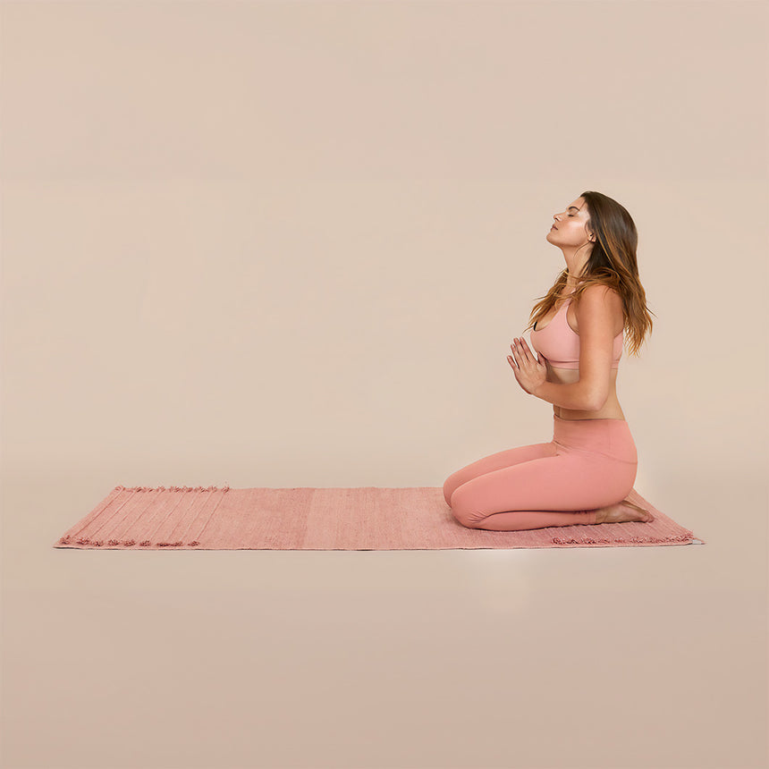 oko living rose quartz herbal yoga mat 3