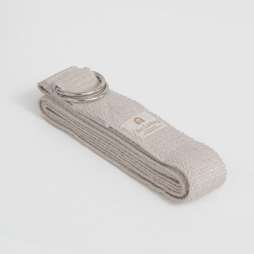 oko living yoga straps cream 2