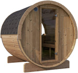 ZiahCare's SaunaLife Model E8 6 Person Outdoor Barrel Sauna Mockup Image 14