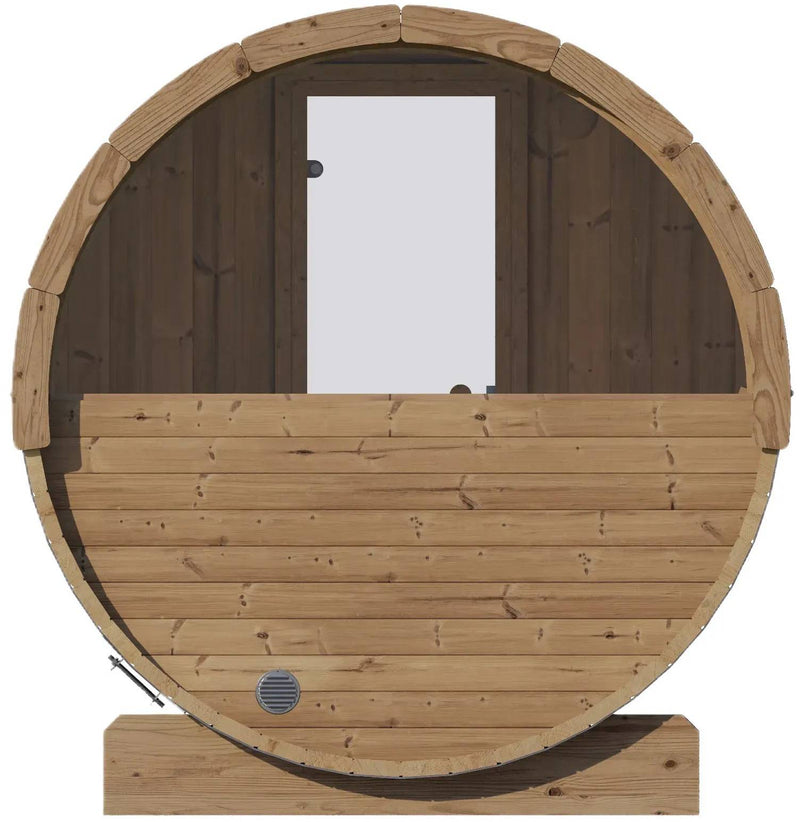 ZiahCare's SaunaLife Model E8 6 Person Outdoor Barrel Sauna Mockup Image 16