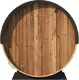 ZiahCare's SaunaLife Model EE8G 4 Person Outdoor Barrel Sauna Mockup Image 5