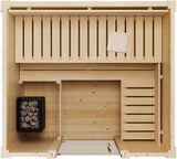 ZiahCare's SaunaLife Model G2 Outdoor Home Sauna Kit Mockup Image 3