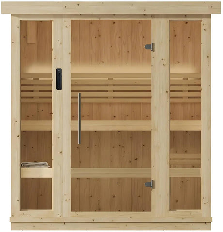 ZiahCare's SaunaLife Model X6 Indoor Home Sauna Kit Mockup Image 1