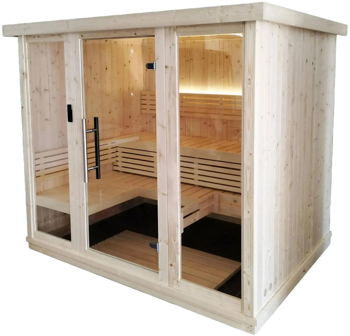 ZiahCare's SaunaLife Model X7 Indoor Home Sauna Kit Mockup Image 3