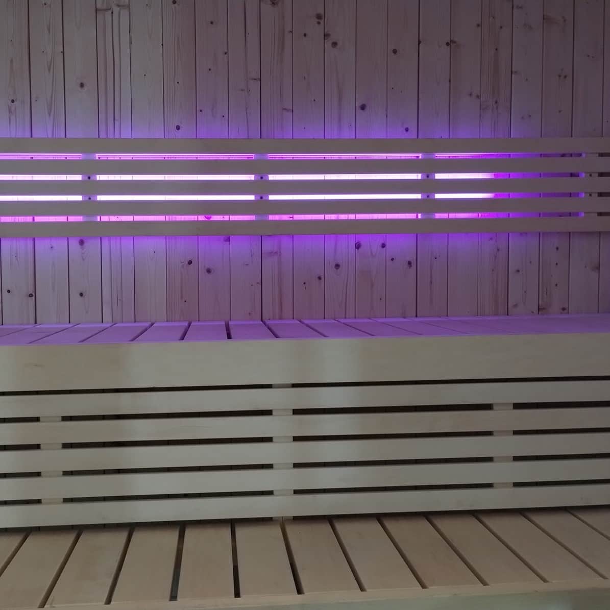 ZiahCare's SaunaLife XMood LED Lighting System Mockup Image 5