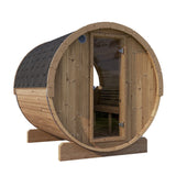 saunalife Model E8 6 Person Outdoor Barrel Sauna