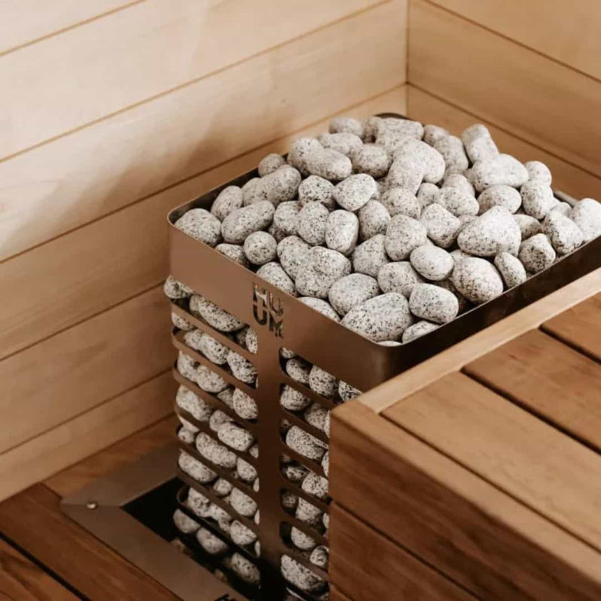 STEEL Mini Series Electric Sauna Heater Lifestyle Image