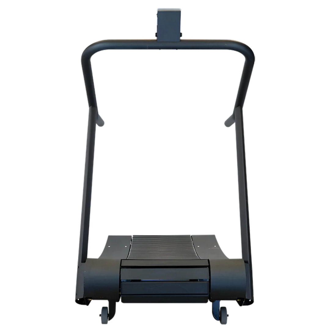 trueform runner curved treadmill trf002 black mockup