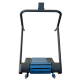 trueform track curved treadmill trf003 black blue mockup