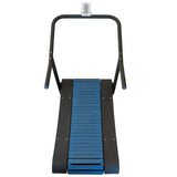 trueform track curved treadmill trf003 black blue mockup 4