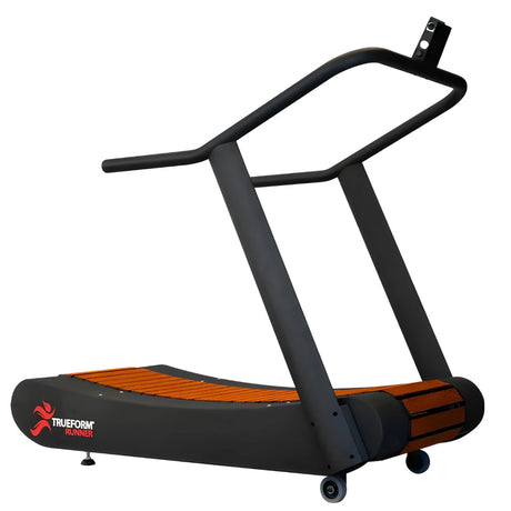 trueform track curved treadmill trf003 black standard mockup