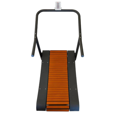 trueform track curved treadmill trf003 black standard mockup 4