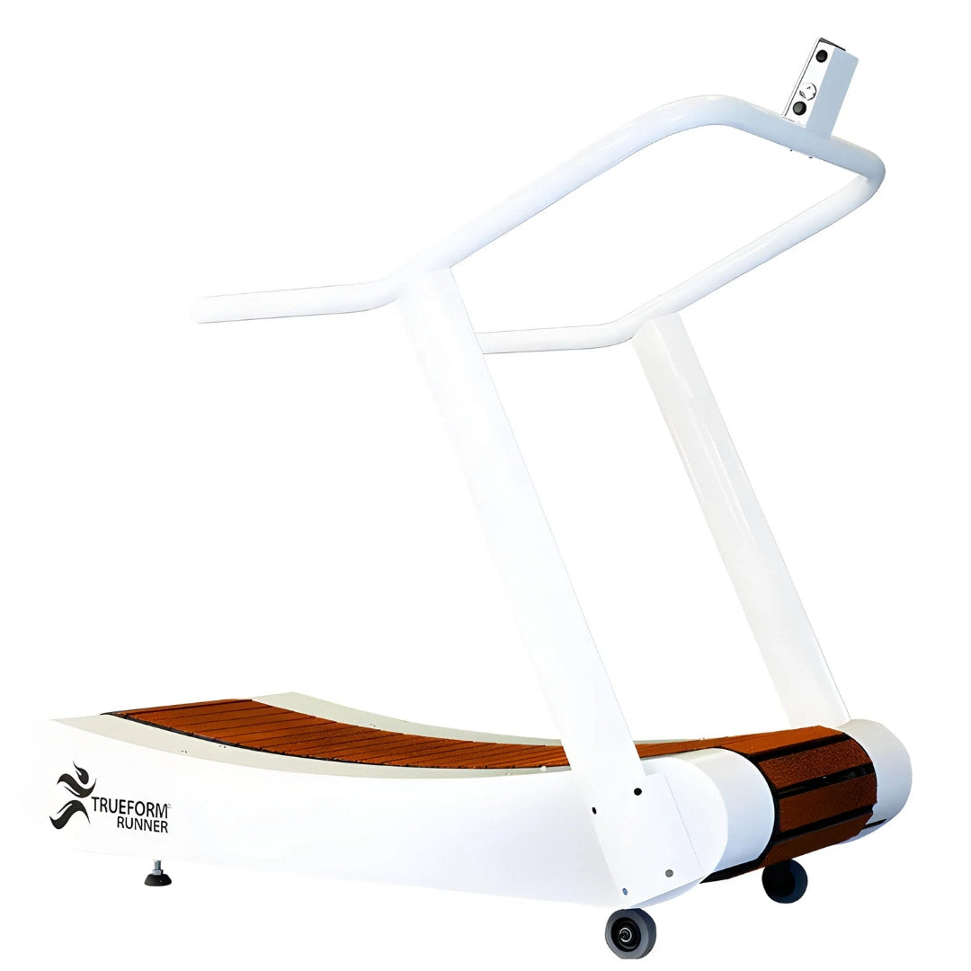 trueform track curved treadmill trf003 white standard mockup